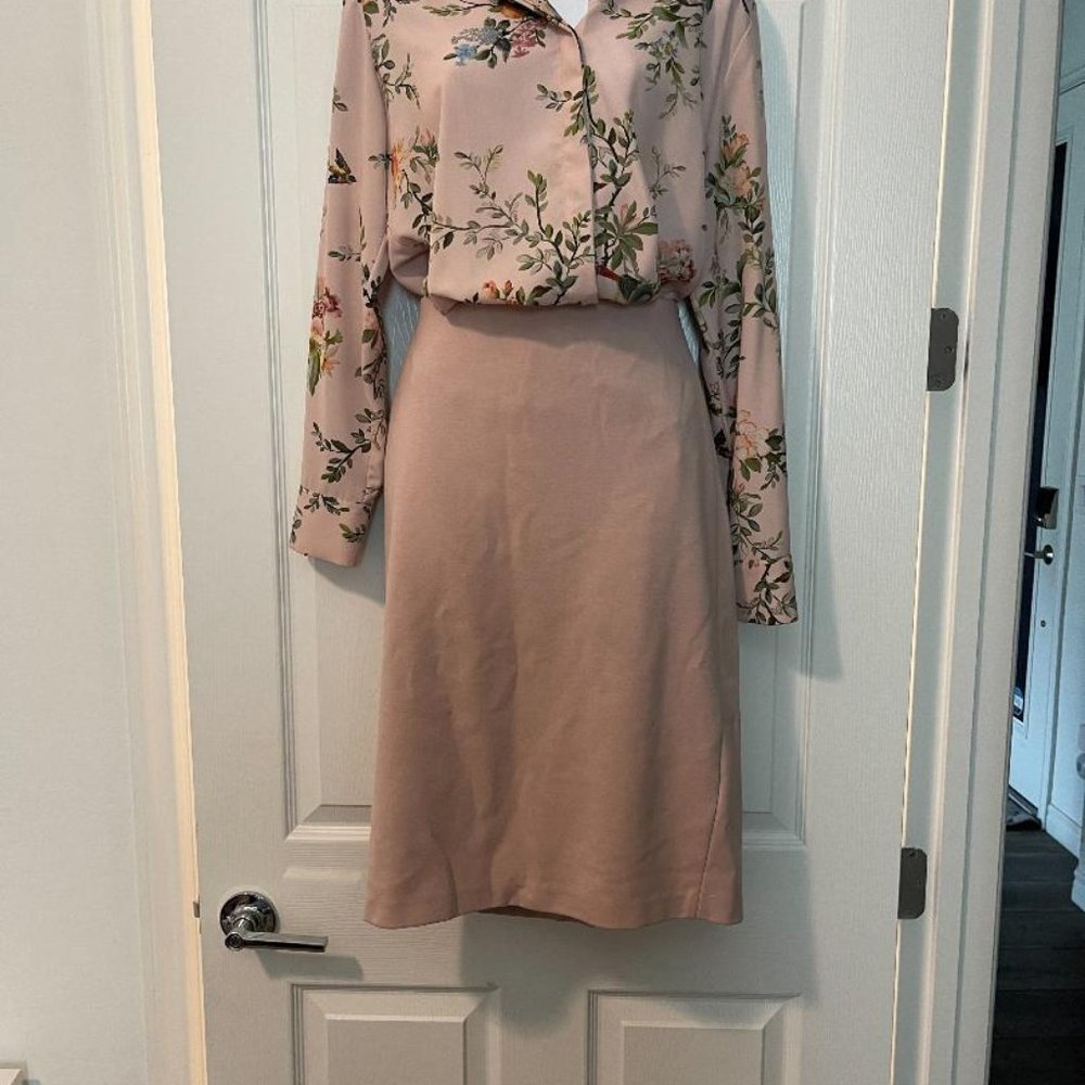 Mauve Skirt and Shirt from Nordstrom Rack